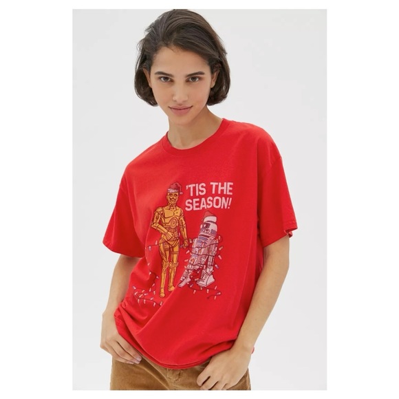 Junk Food Clothing Tops - 3/$10! Oversized Star Wars Holiday Shirt